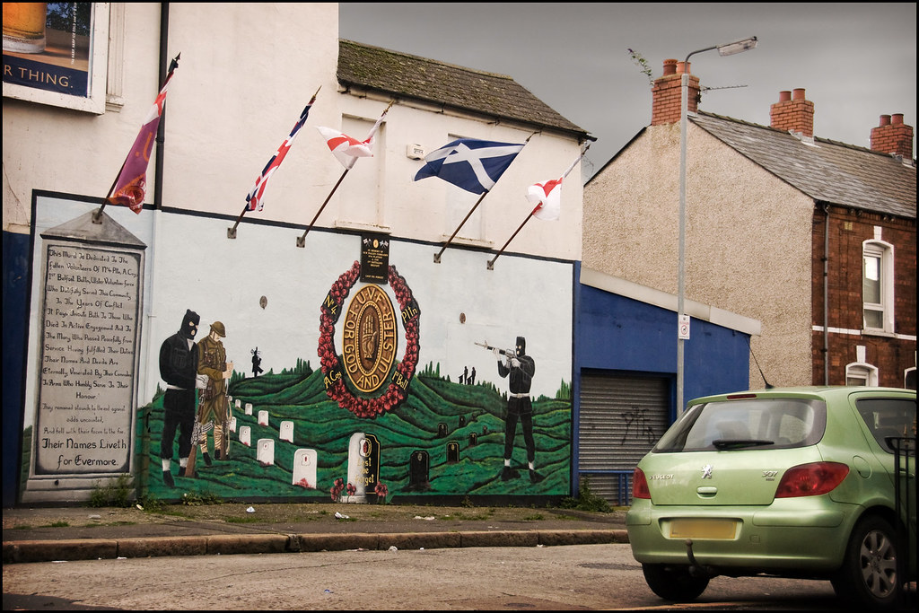 UVF Mural On the Shankill Road, West Belfast. (map) Proces… Flickr