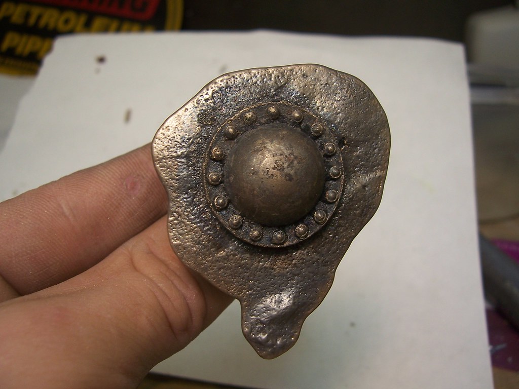 Hatch Brooch Bronze sand casting made from the impression … Flickr