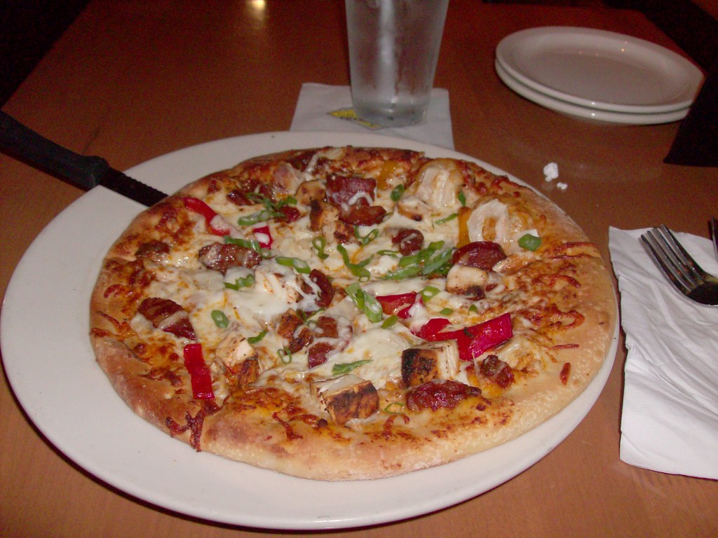 Thursday's dinner Cajun pizza from California Pizza Kitche… Helen