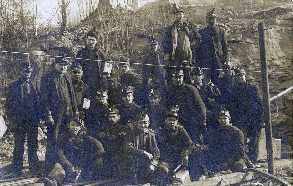 Miners Real photo postcard. Postmarked Bernice, Pennsylvan… Flickr