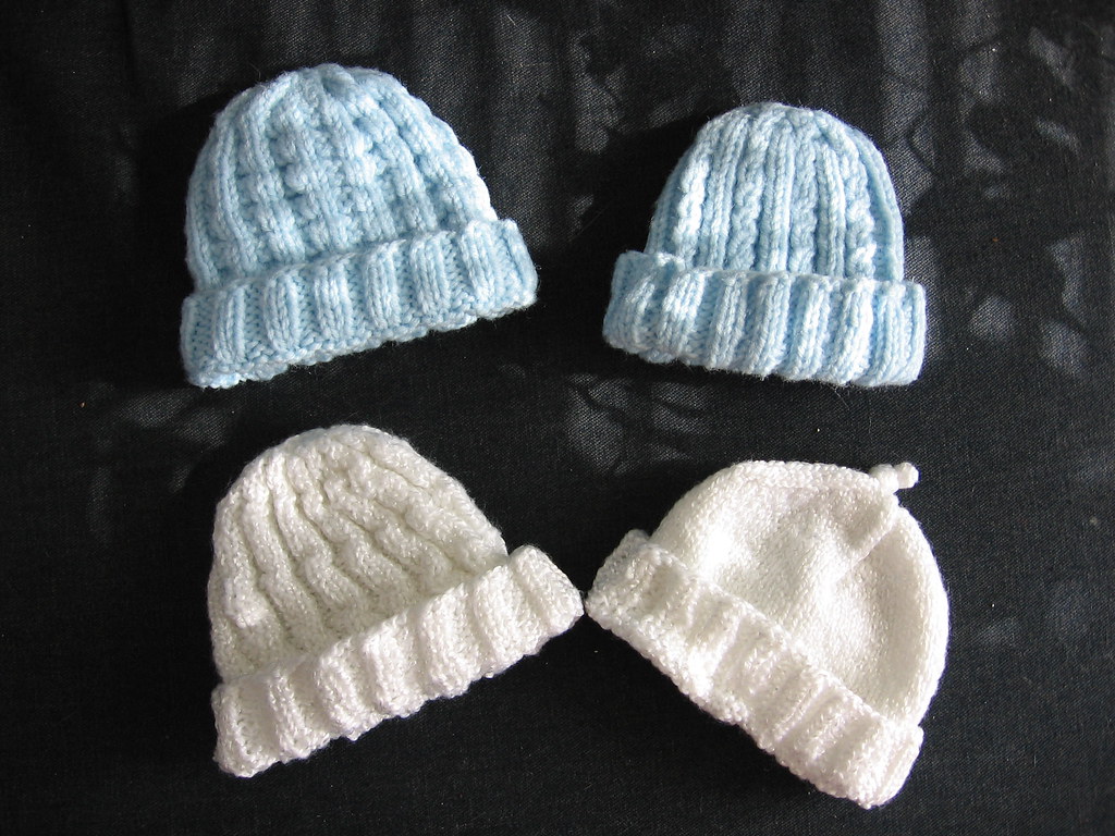 More charity baby hats To donate to hospital. Flickr