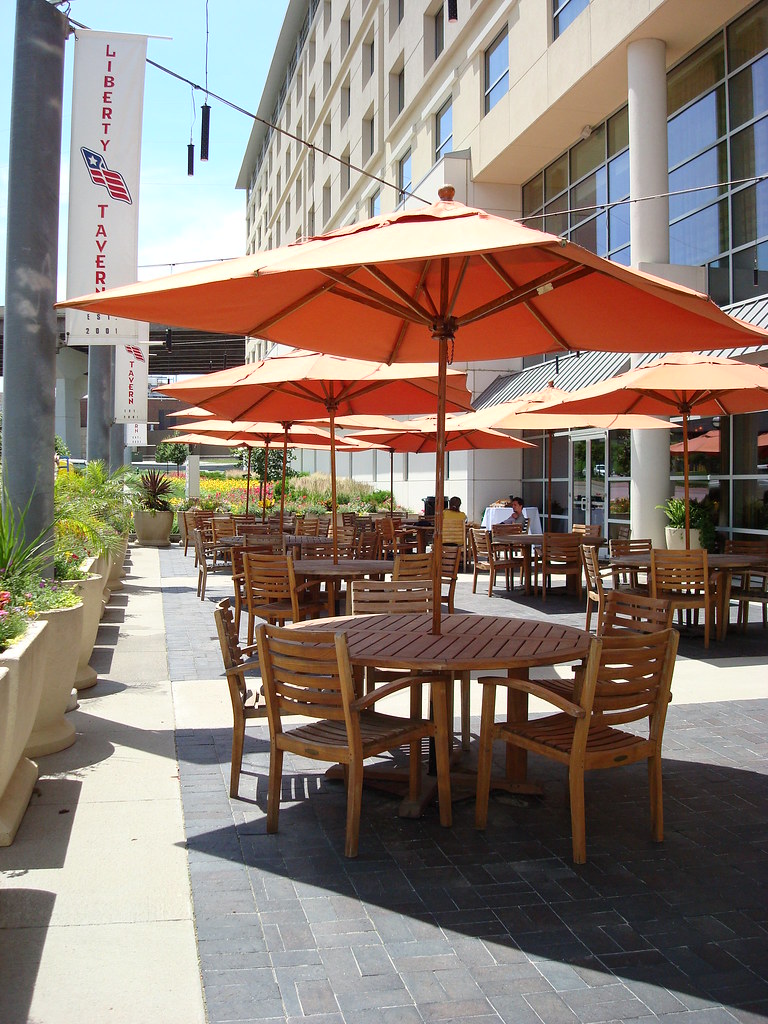 Liberty Tavern Patio last summer Hilton Omaha Flickr