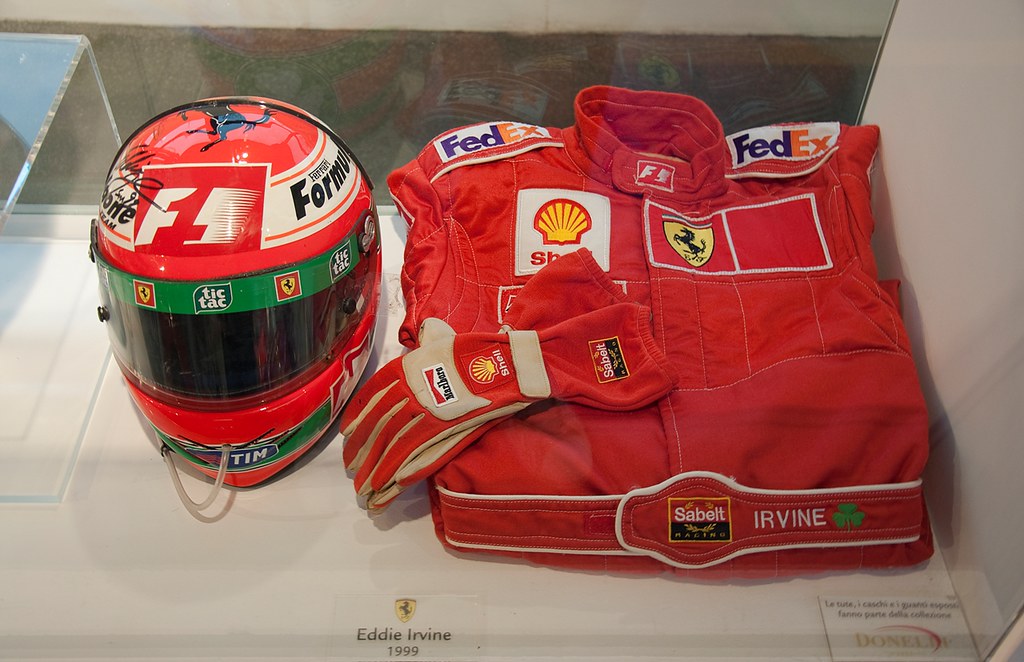 1999 Eddie Irvine race suit and helmet daxo84 Flickr