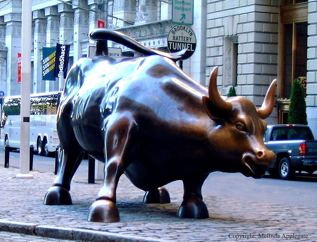 The Wall Street Bull at the Financial District, Manhattan,… Flickr