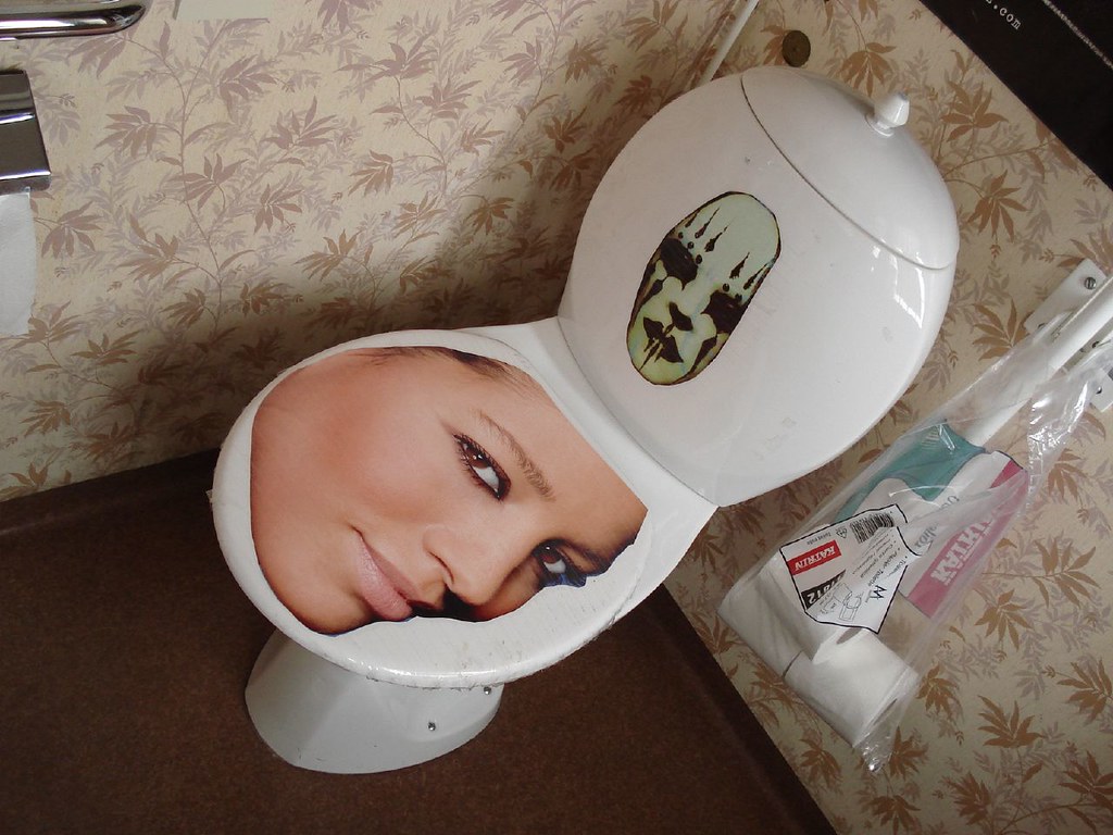 Toilet face only toilet in the world that pays tribute to … Flickr