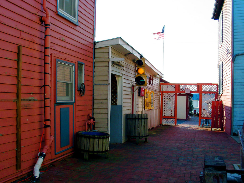 Laundromat Entrance Of course you need a blinking traffic … Flickr
