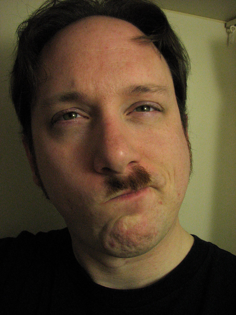 Toothbrush mustache What? Charlie Chaplin, right? Chris Gladis Flickr