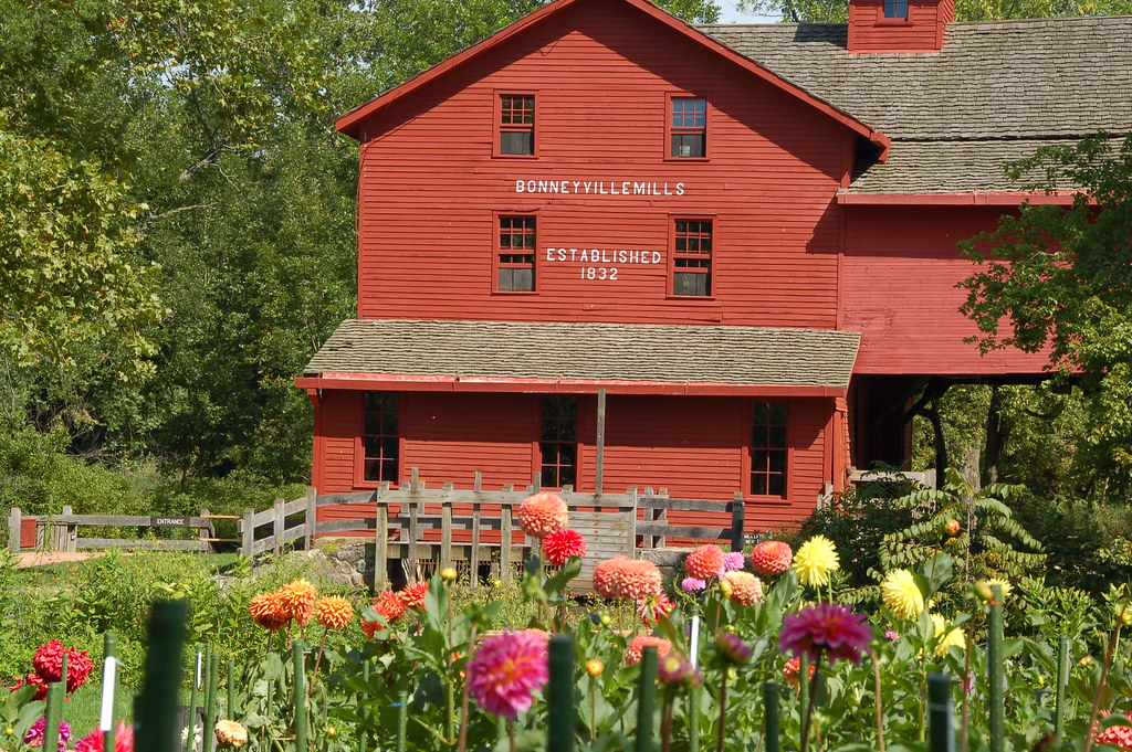 bonnyville mill and some flowers bonnyville mill elkhart c… Flickr