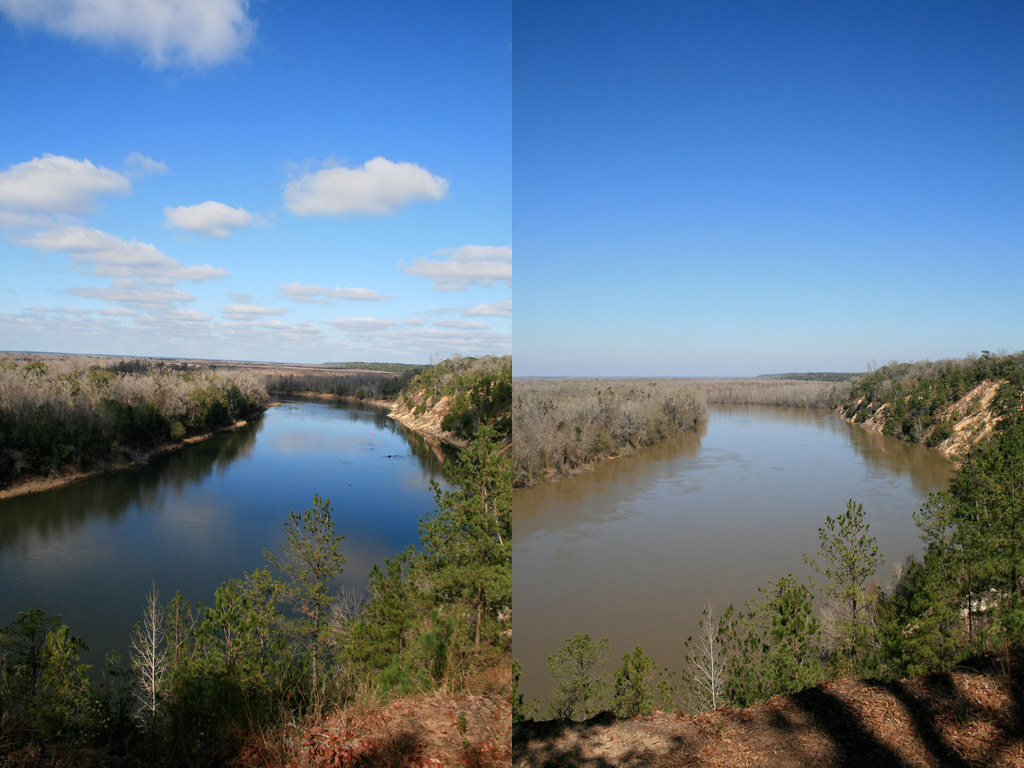 Seasons on the Apalachicola This is a sidebyside of the … Flickr