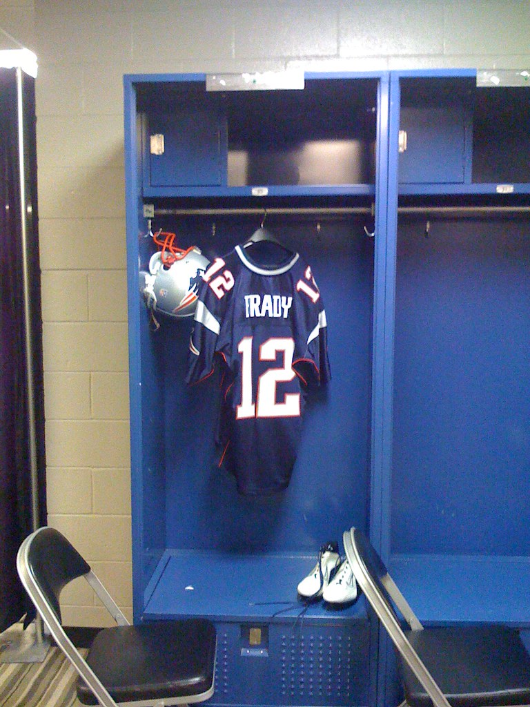 Gillette Stadium Visitors Locker Room (Tom Brady's Unifo… Flickr