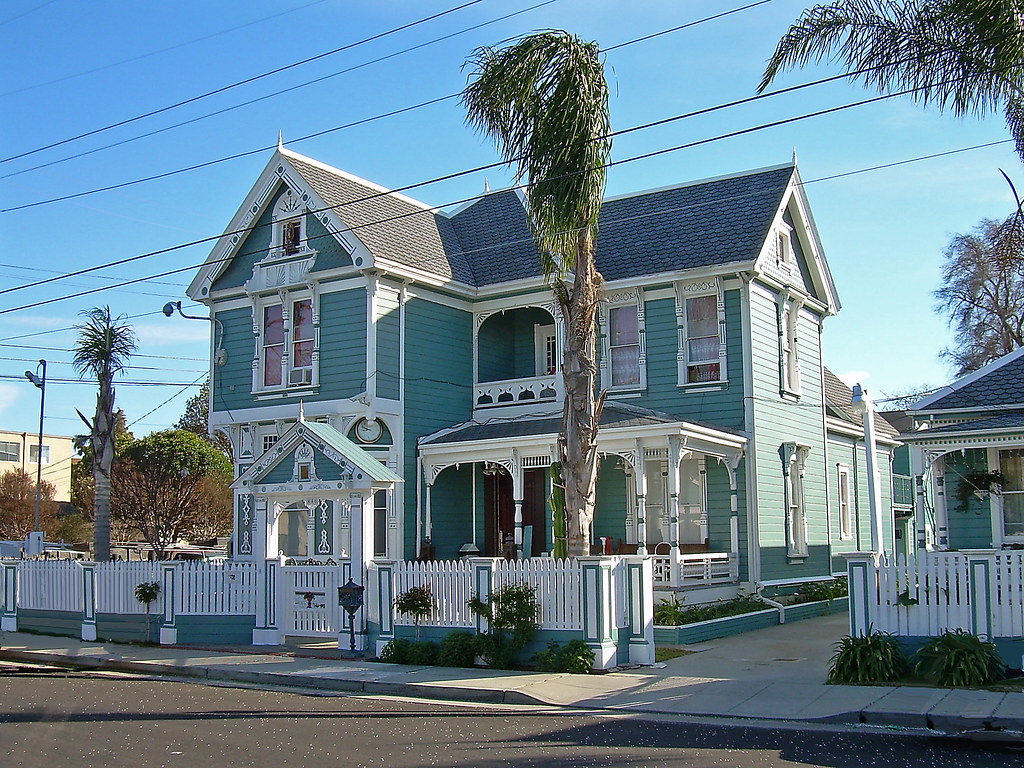Victorian House Redwood City, California. Retouched. David Sawyer
