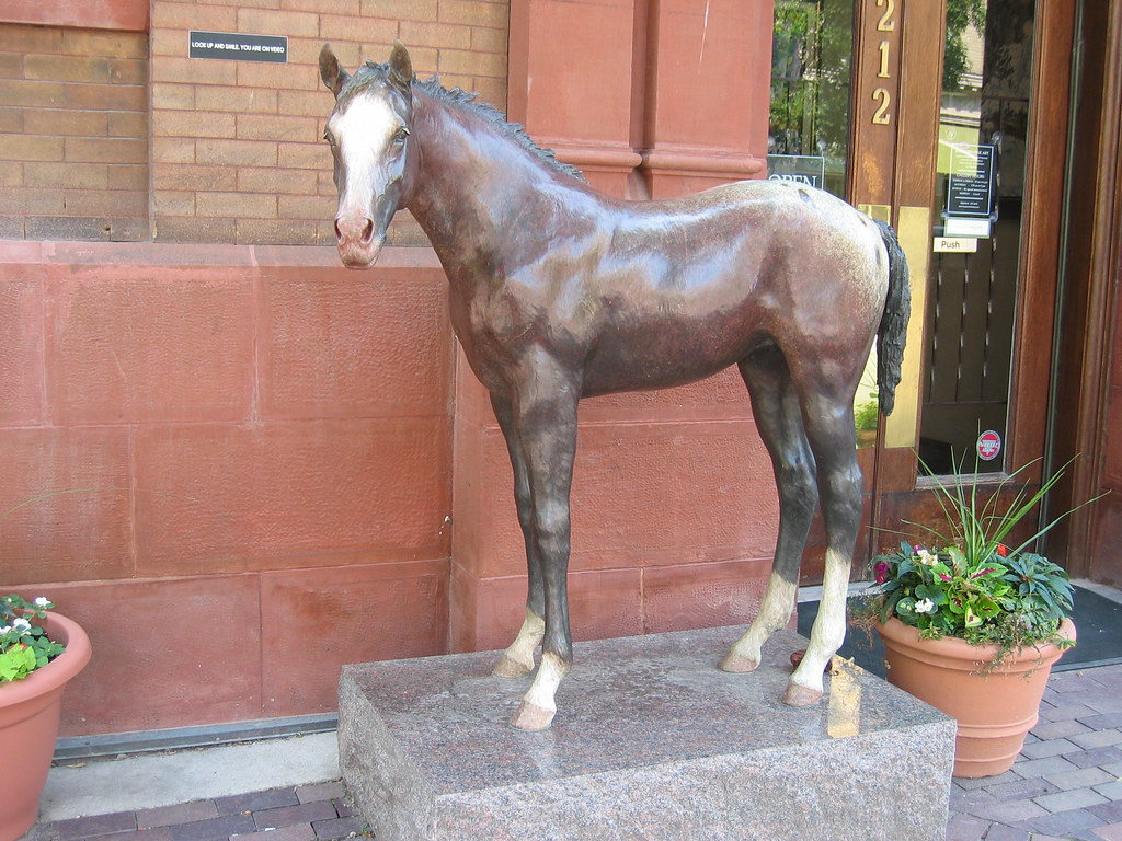 IMG_0006 bronze horse statue. kent_eh Flickr