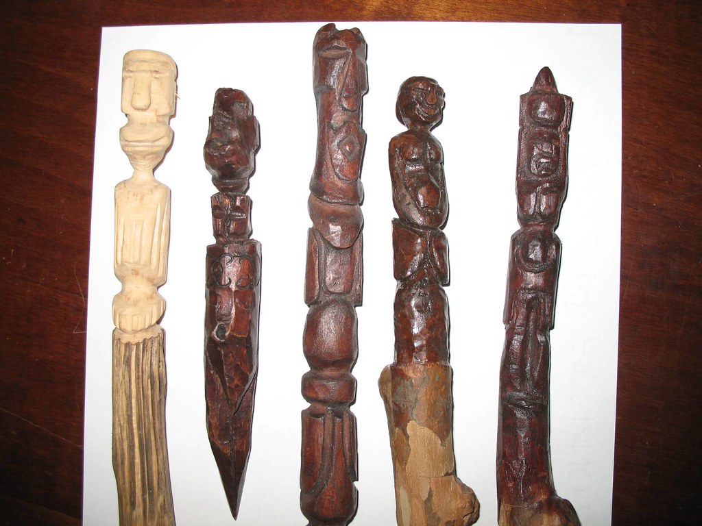 Wooden artifact i use a swiss knife only1 wooden artifac… Flickr