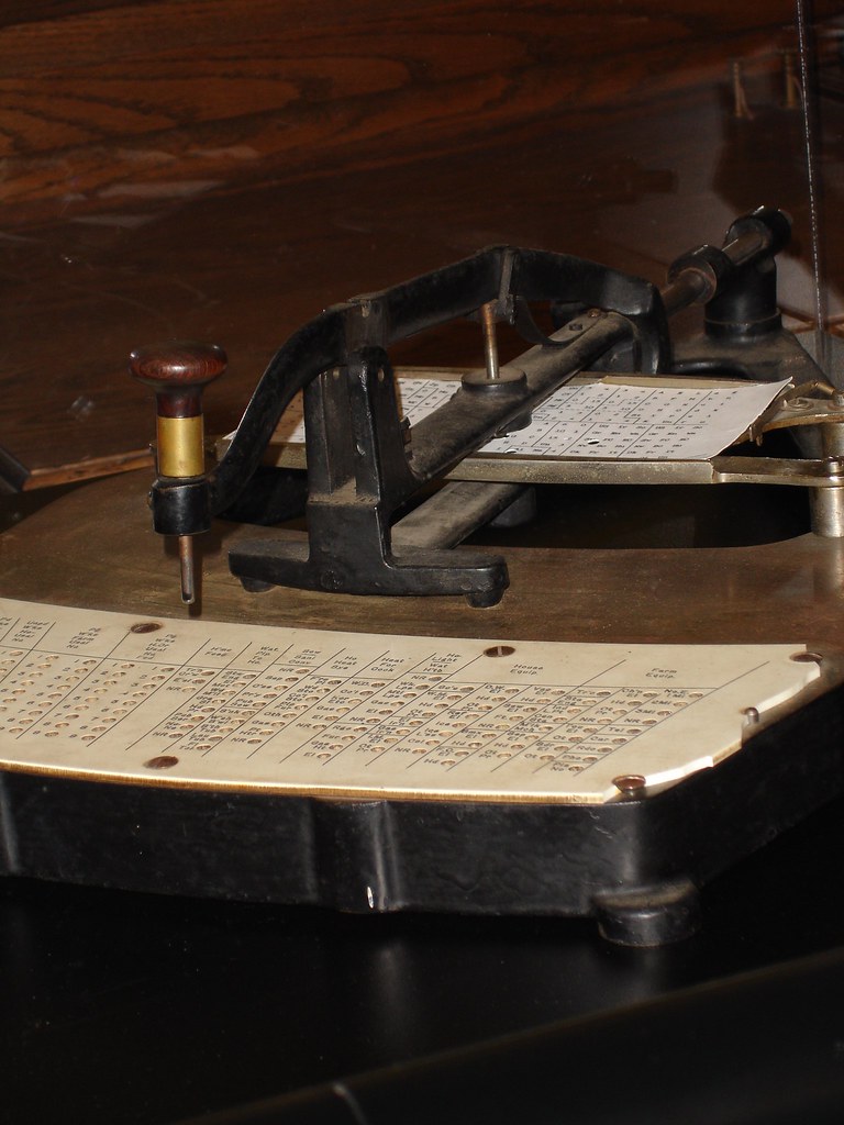 Hollerith Card Punch This card punch was used in the 1890 … Flickr