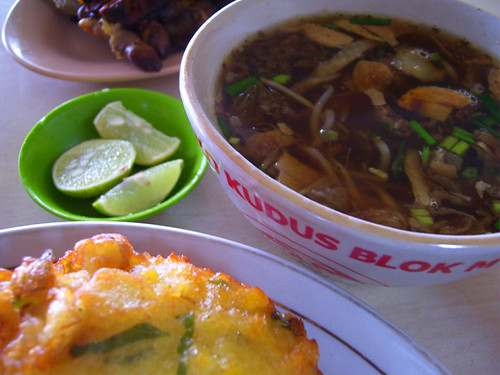 Soto Kudus Blok M A close up of the goodness. Chandra