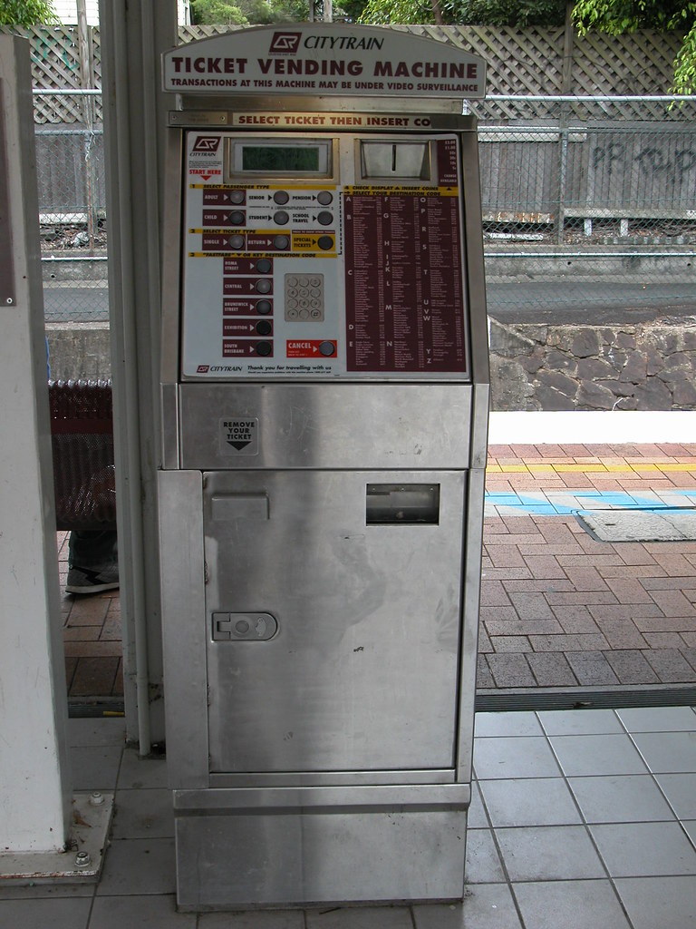 Citytrain Vending Machine, Wilston, Brisbane Emma Wallace Flickr