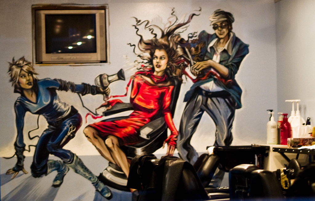 hair salon funky hair salon in Wallingford. Lots of intere… Flickr