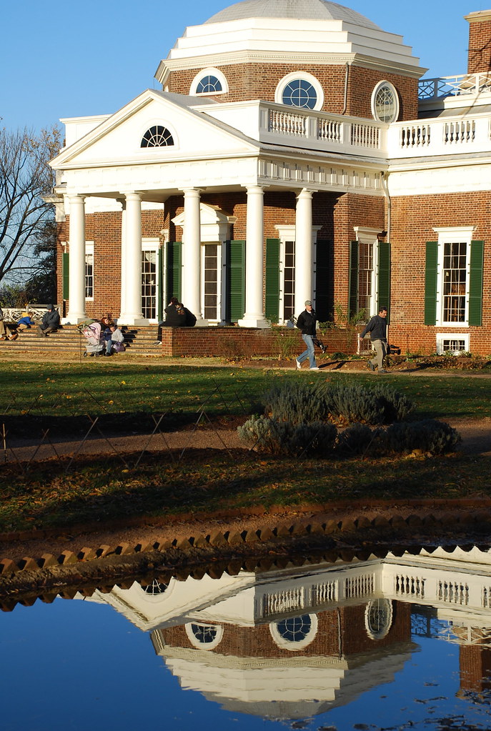 Monticello reflected in Fish Pond Monticello, home of Pres… Flickr