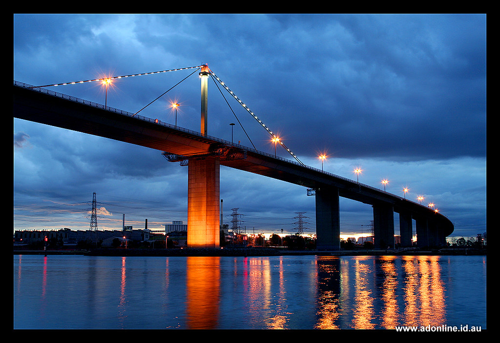 Westgate Bridge, Melbourne Looking across the Yarra River … Flickr
