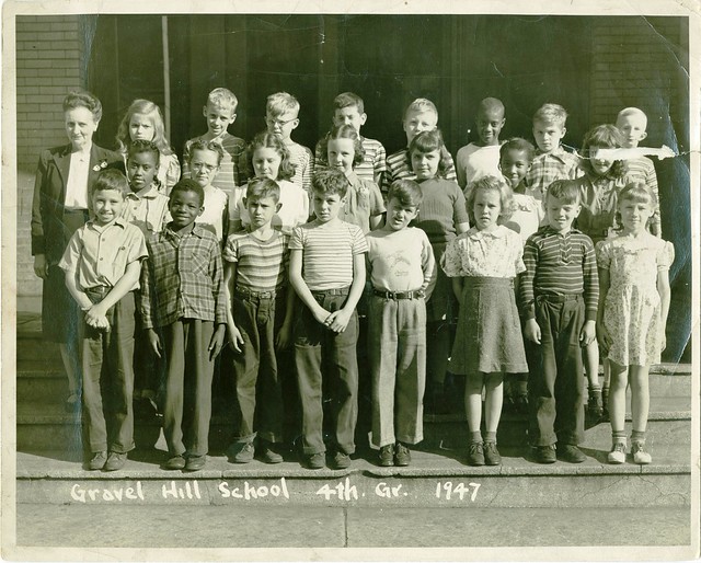 Gravel Hill School 1947 4th Grade a photo on Flickriver