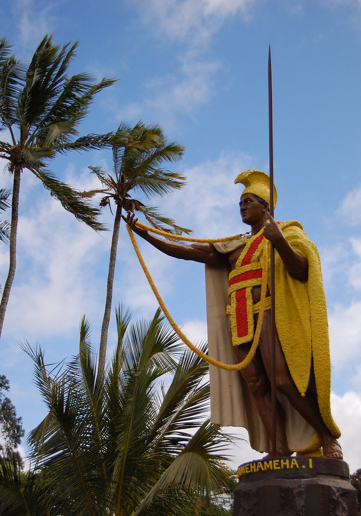 King Kamehameha Statue in Kapaau About this king www.govi… Flickr