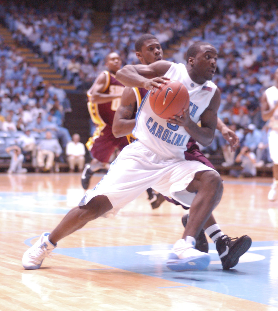 UNC Men's Basketball Team UNC vs. Shaw Ty Lawson Flickr