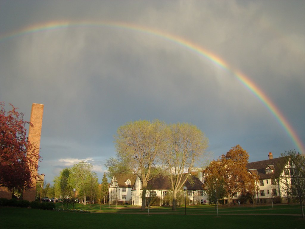 Hamline Rainbow Rainbow over Hamline campus Brian Hoffman Flickr