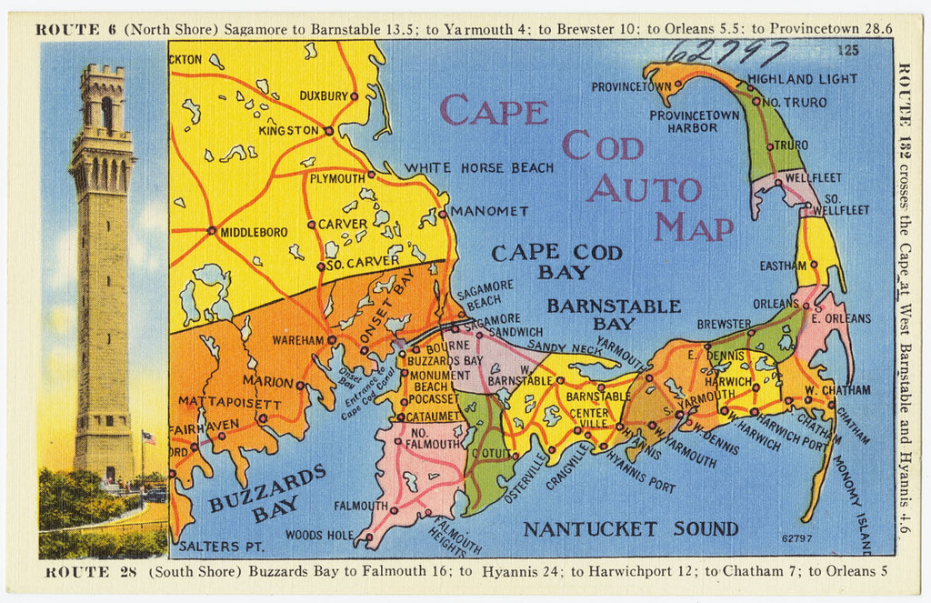 Map Of Boston And Cape Cod Cape Cod Auto Map | File Name: 06_10_001324 Title: Cape Cod … | Flickr