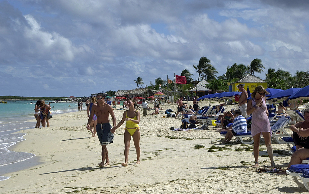 Orient Beach at Saint Martin too This is a typical scene a… Flickr