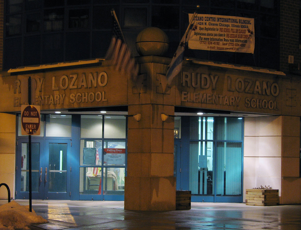 Rudy Lozano Elementary School It was a wet and rainy night… Flickr