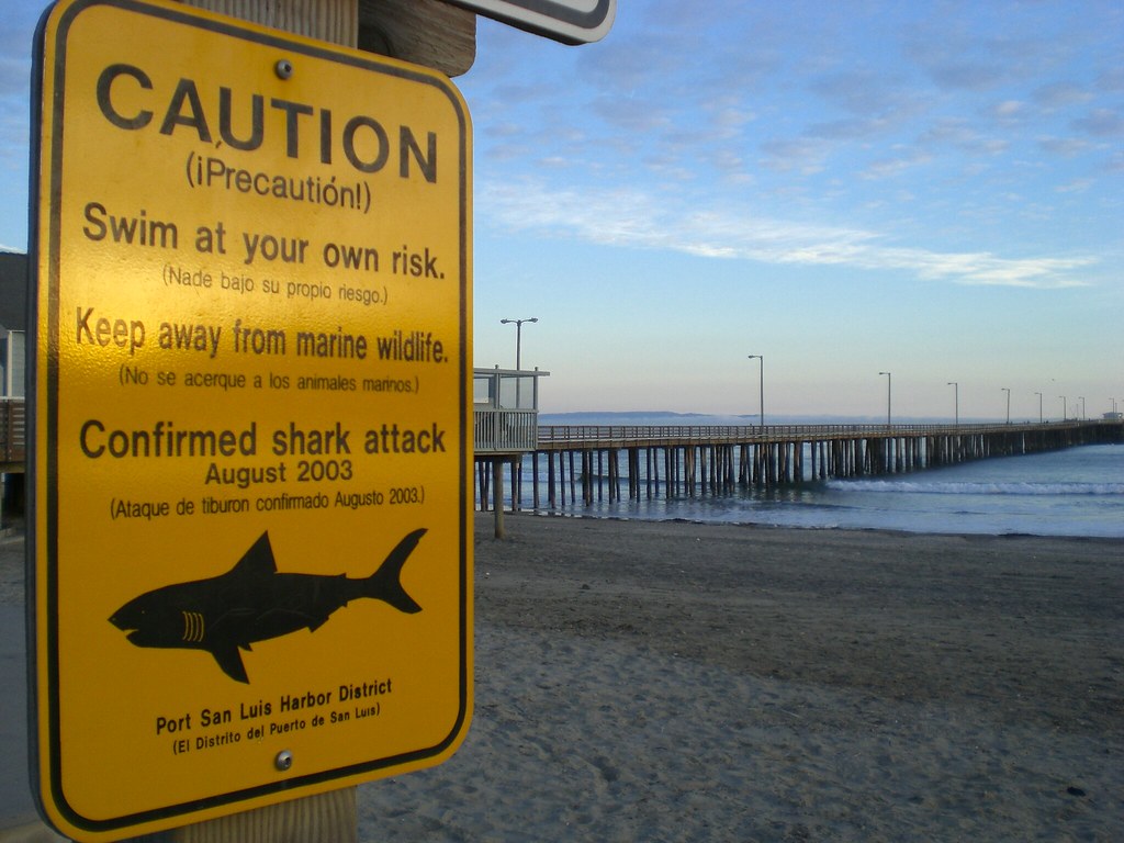 Avila Beach Warning Arnaud H Flickr