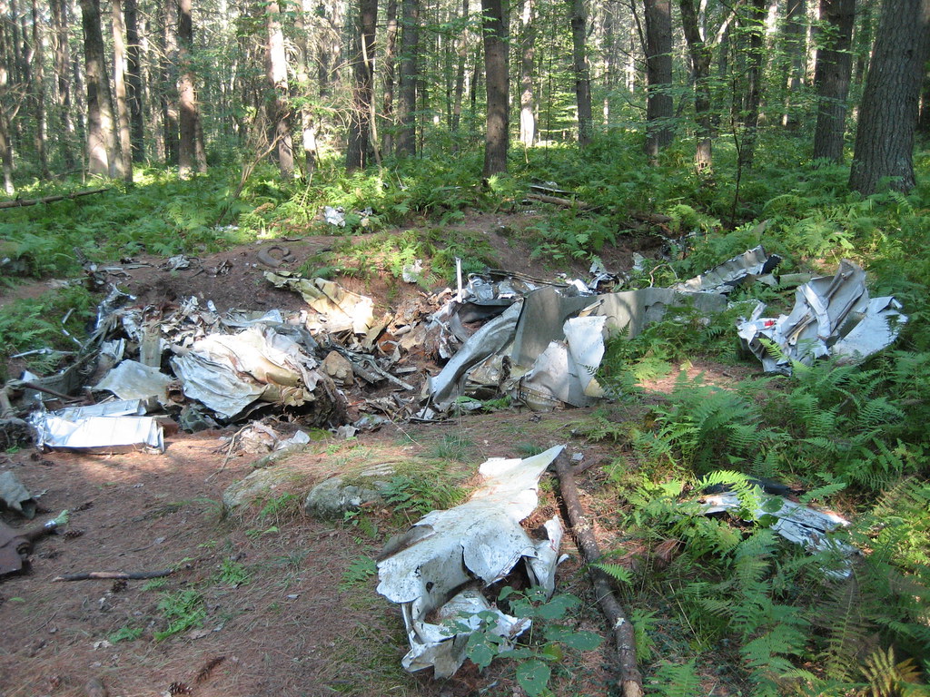 Closer look Quabbin plane crash. This is what you see when… Flickr