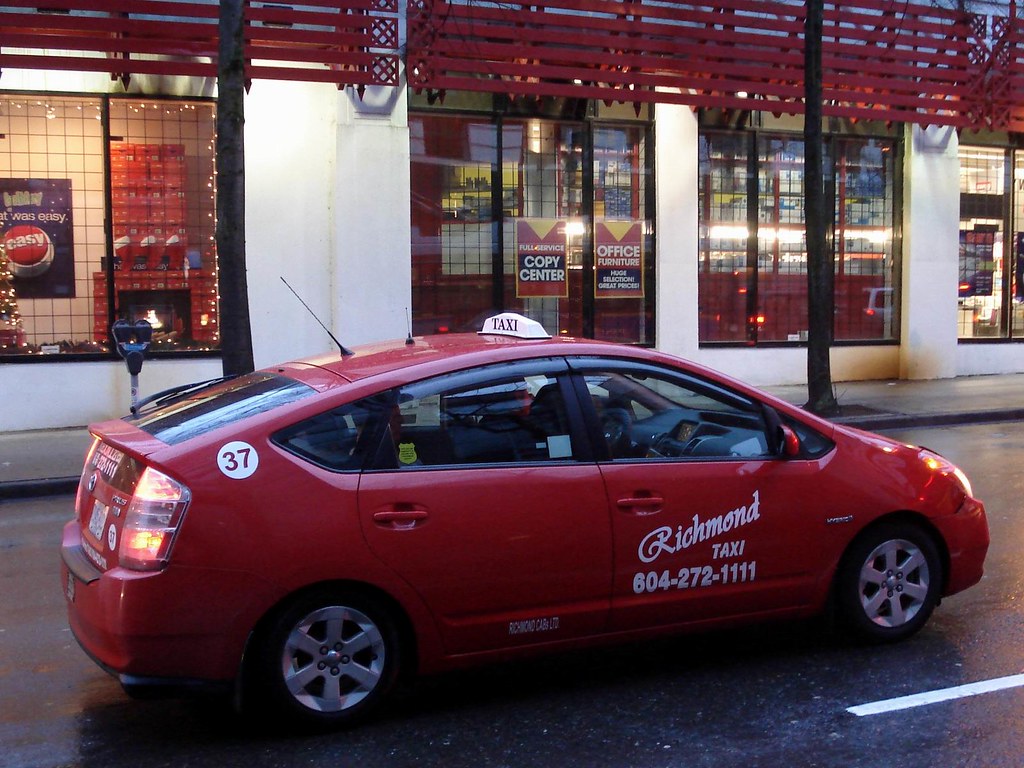 Richmond Taxi 37 In retrospect, I like all the red and whi… Flickr