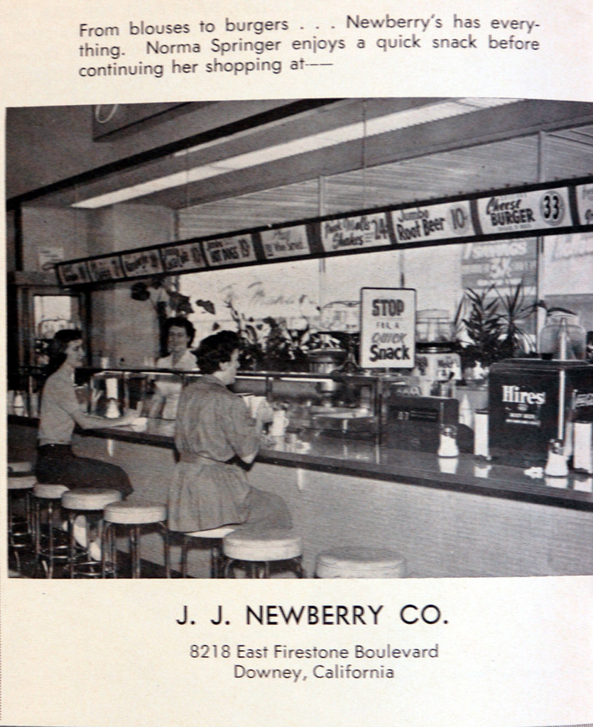 J.J. Newberry Co. Downey, CA Interior of Newberry on Fires… Flickr