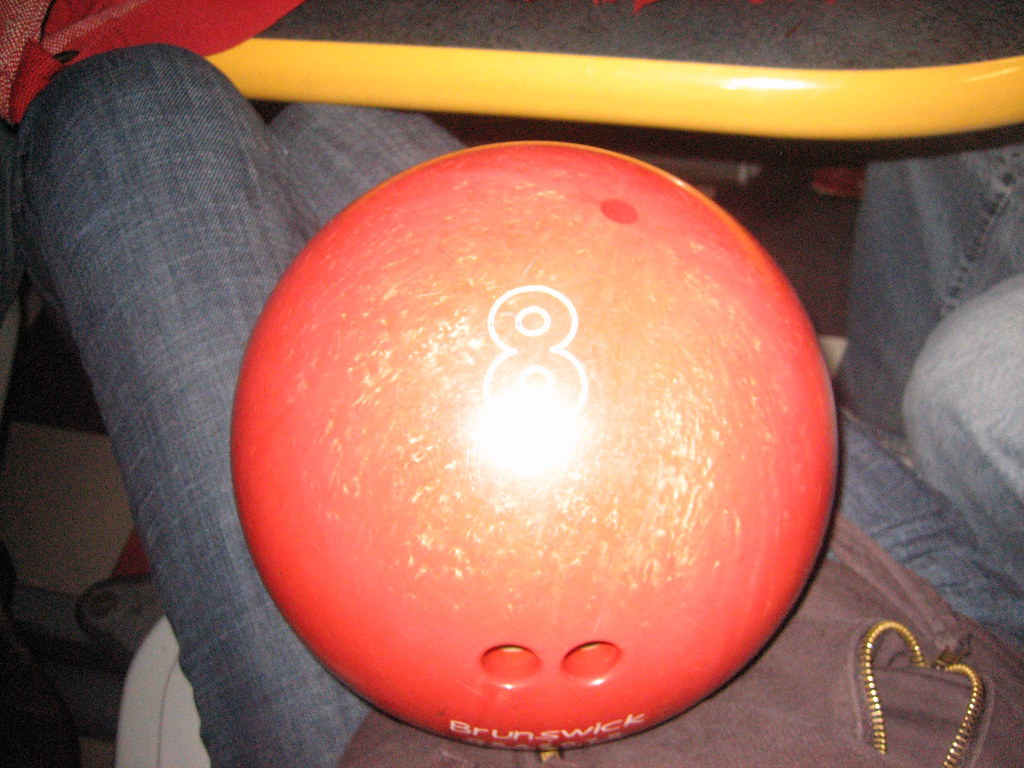my favouritest bowling ball (It was the lightest one.) Flickr