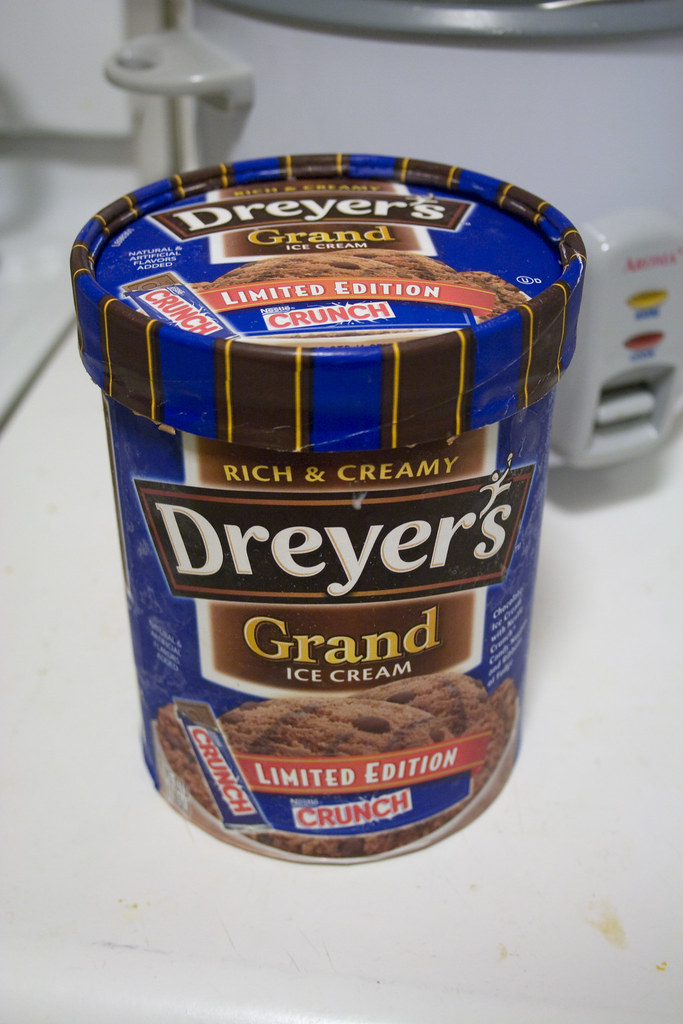 Dreyer's Ice cream Limited Edition Crunch!.. this one is g… Flickr