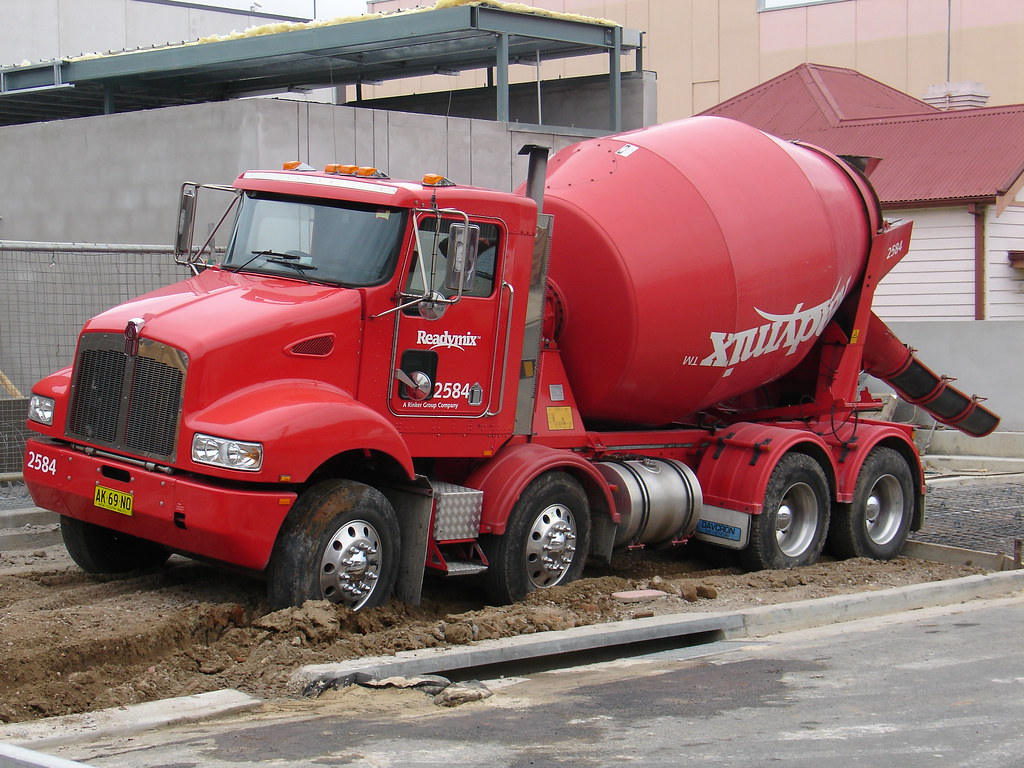 Readymix Concrete Truck,on site adze45 Flickr