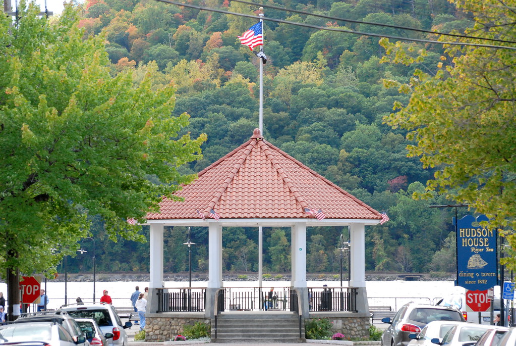 Picture Of Gazebo In Cold Spring, New York With Hudson Riv… Flickr