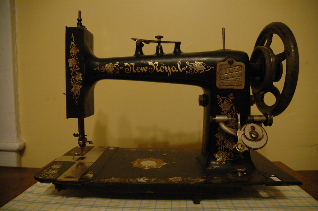 New Royal Sewing machine This was made sometime after 1897… Flickr