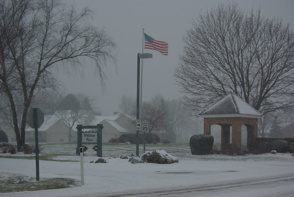 Whitman Place Mequon WI snowstorm looking south west Flickr