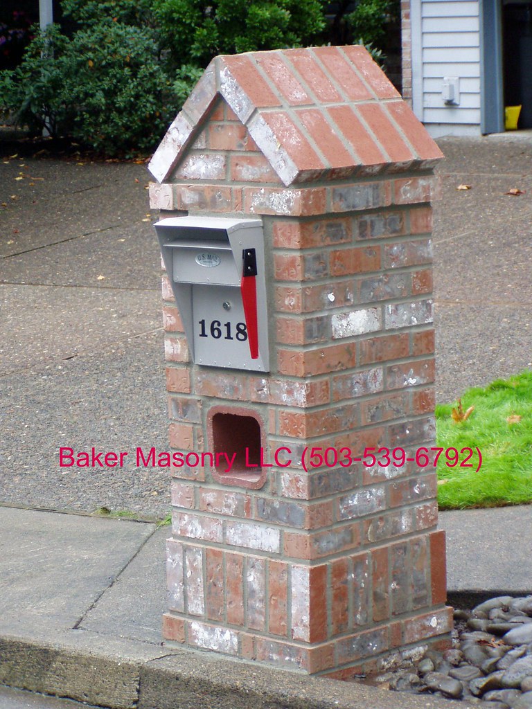 19 Brick Mailbox (Baker Masonry LLC 503 539 6792) Flickr