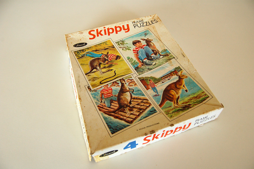 Skippy the Bush Kangaroo Jigsaw Skippy was kind of like th… Flickr