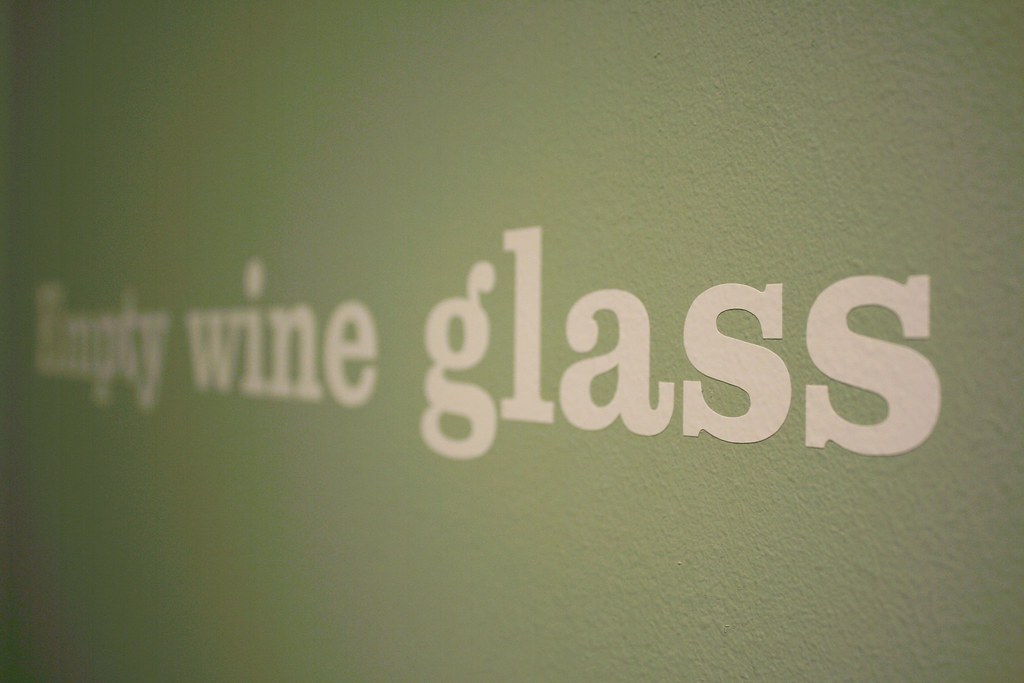 Empty Wine Glass Paint Whitespace Liquid Imagination Flickr