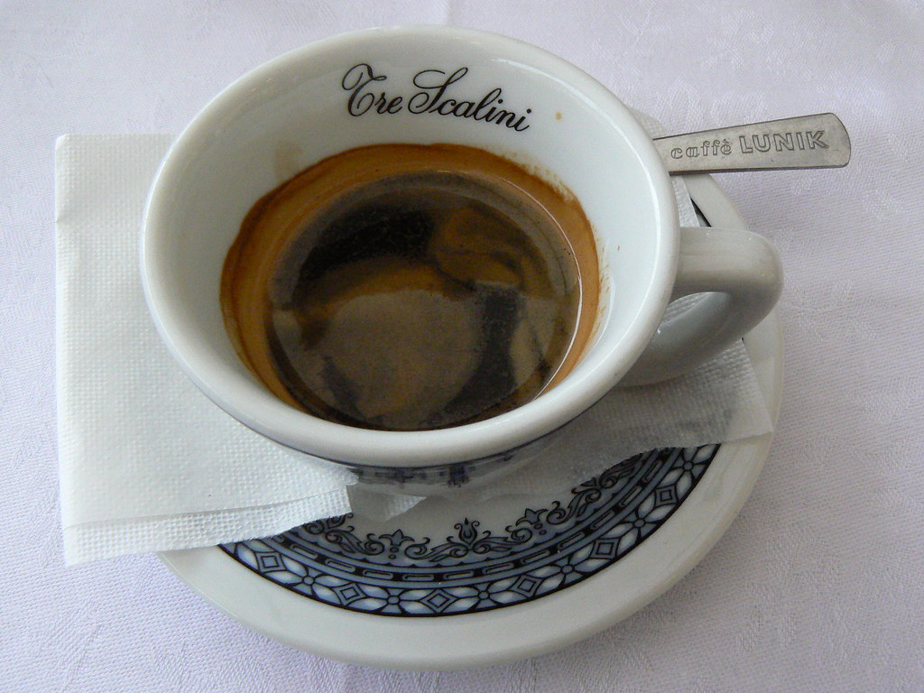 Espresso Espresso at Tre Scalini, Piazza Navona, Rome. The… Flickr