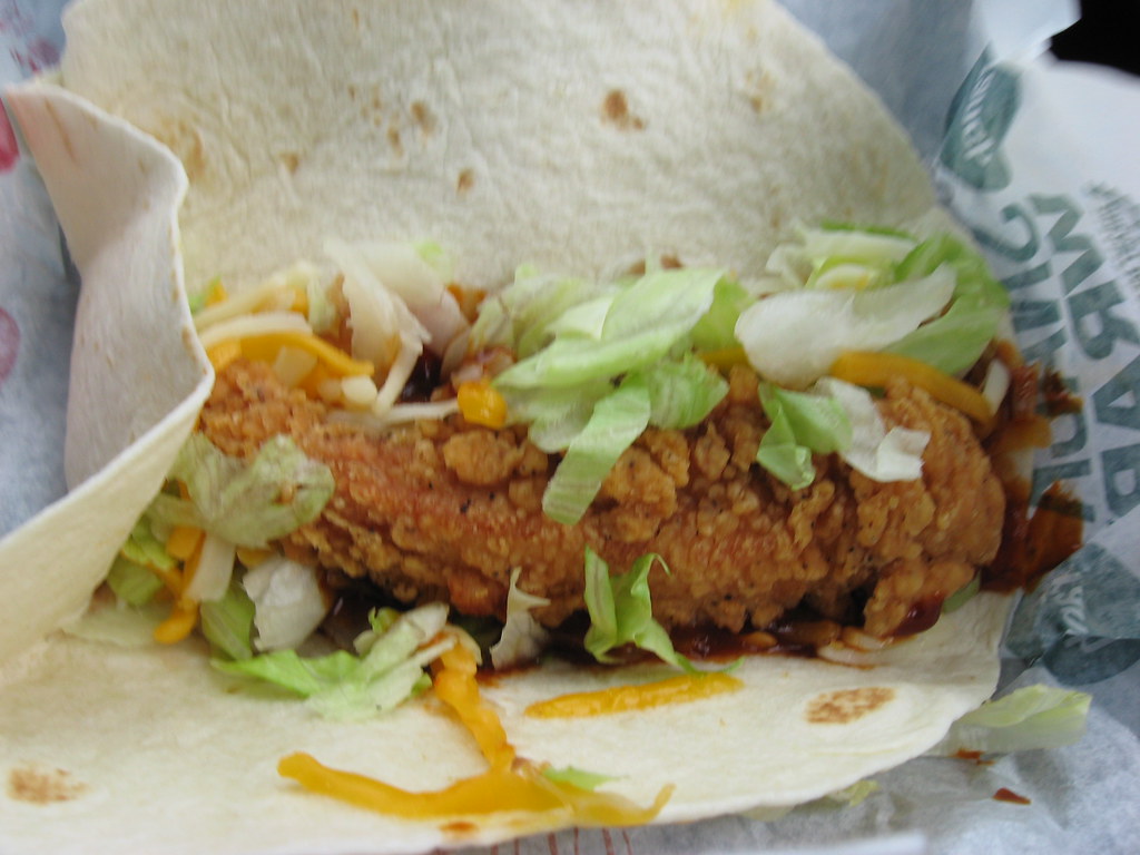 McDonald's Chipotle BBQ snack wrap (inside) McDonald's (C… Flickr