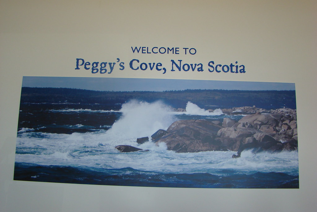 083 Nova Scotia Peggy's Cove Poster in gift shop Flickr