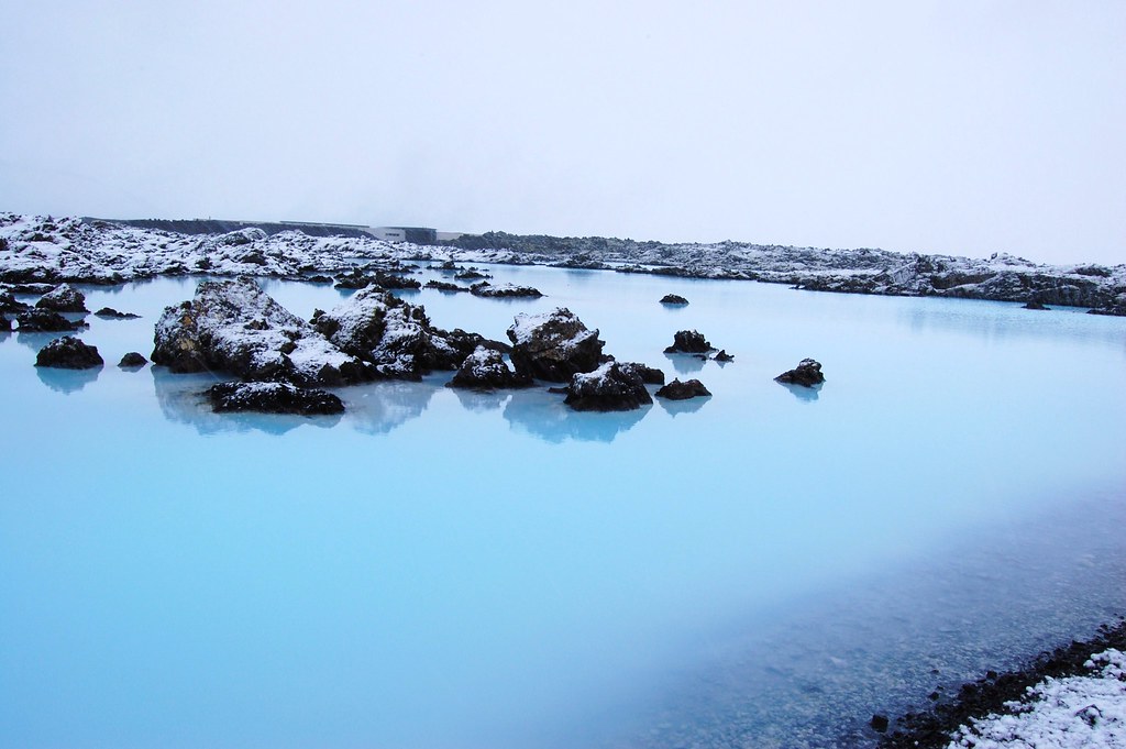 blue shore lagoon a little shore to a cold blue lagoon! Hilmir Ingi