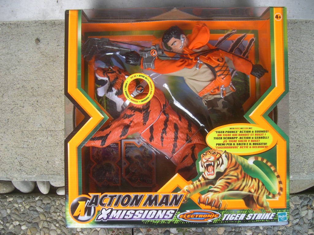 Action Man "Tiger Strike" Toy Action figure toy that I had… Flickr