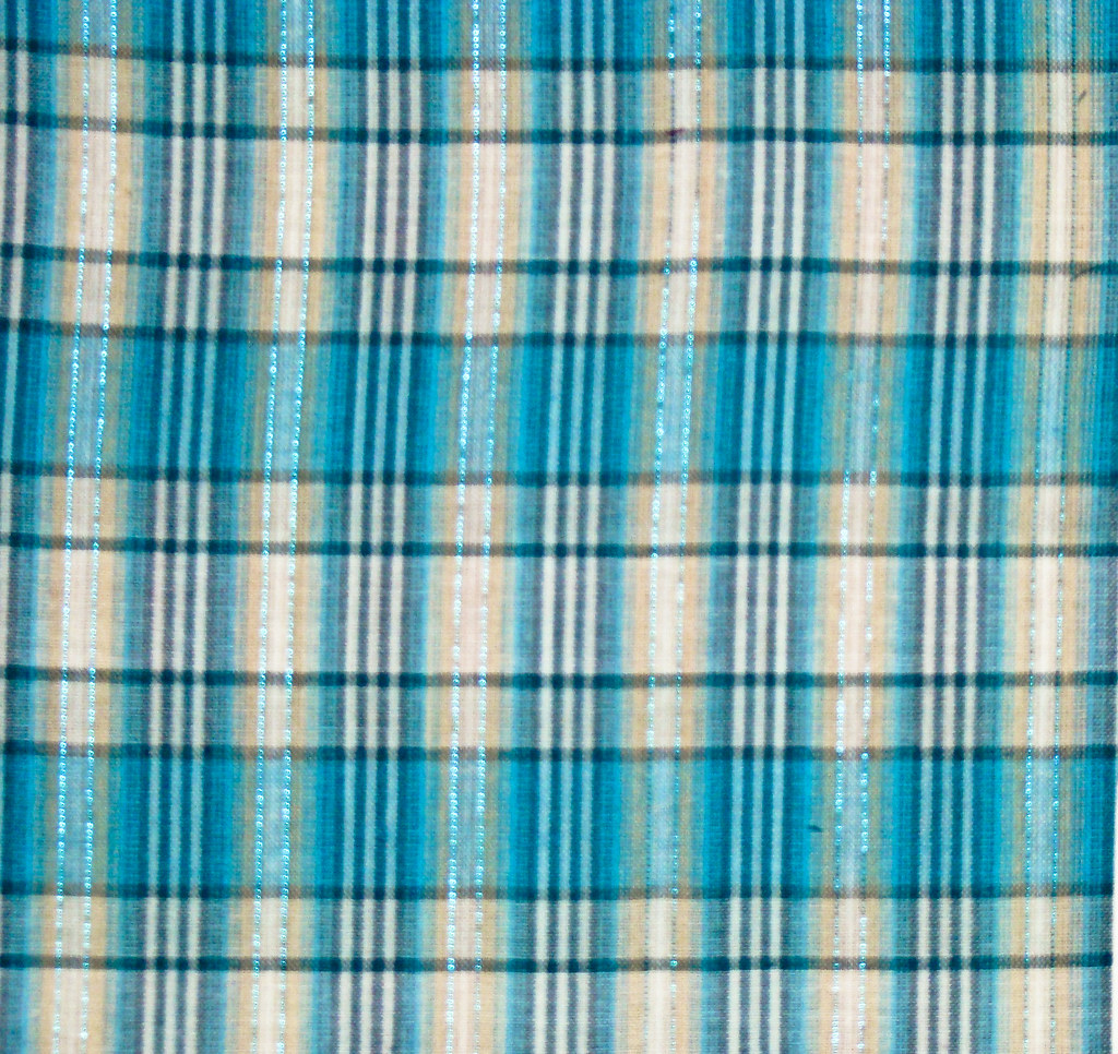 1007 100 Cotton Yarn Dyed Plaid Fabric with Lurex Highlig… Flickr