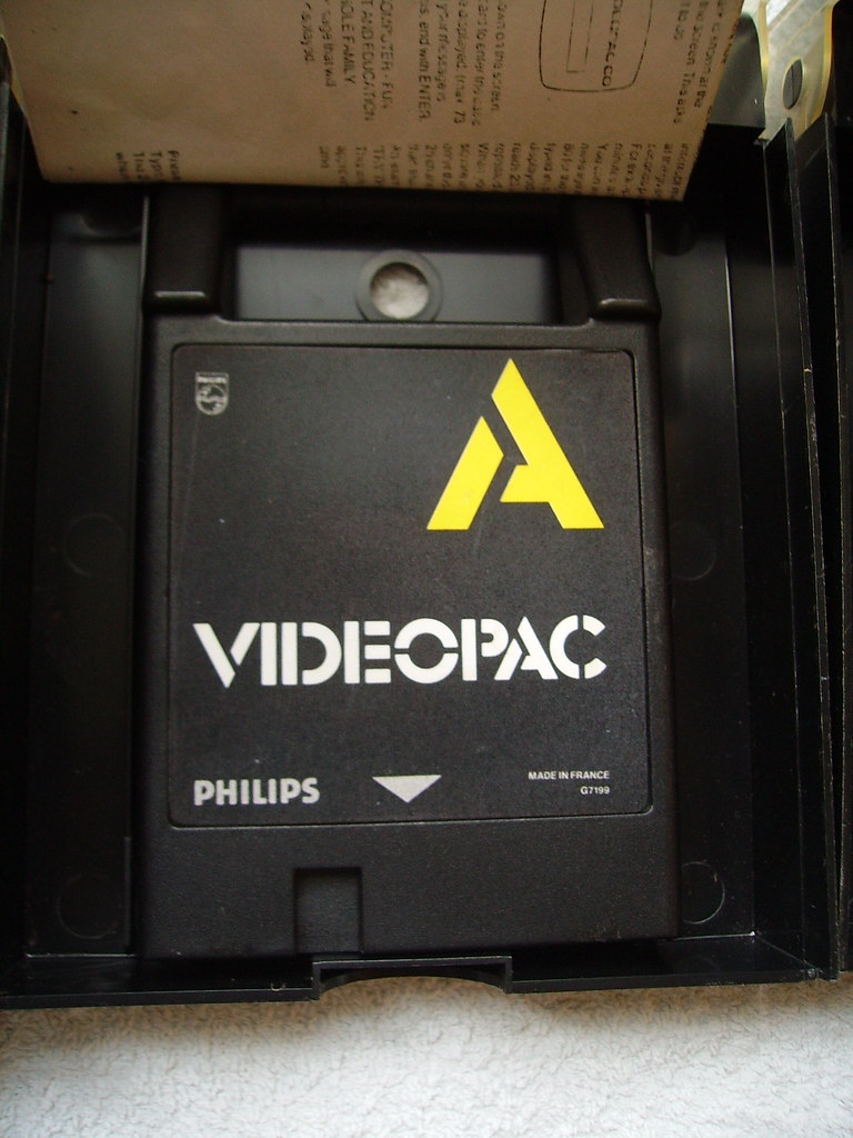 Newscaster cartridge | Philips Videopac G7000. The Newscaste… | Flickr